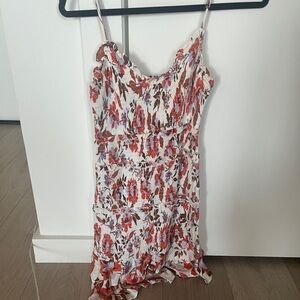 Olivaceous Multicolor Floral Dress
